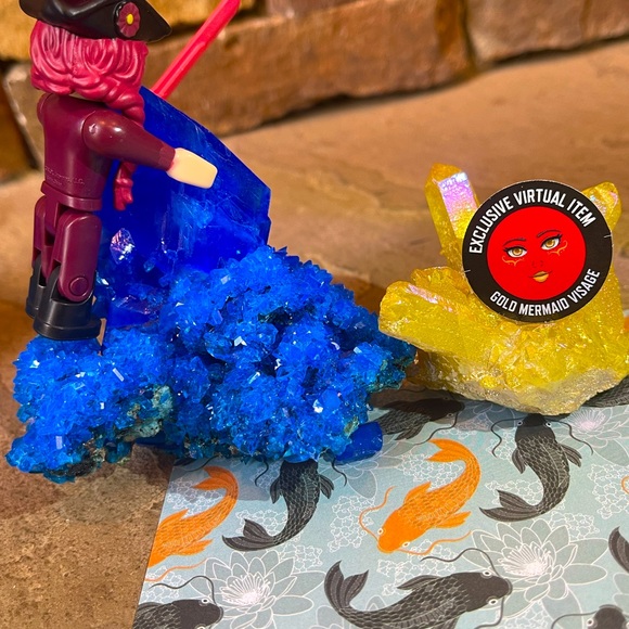 Roblox Series 9 NEVERLAND LAGOON: RED BRAID Figure w/ GOLD MERMAID VISAGE Code. - Picture 3 of 8